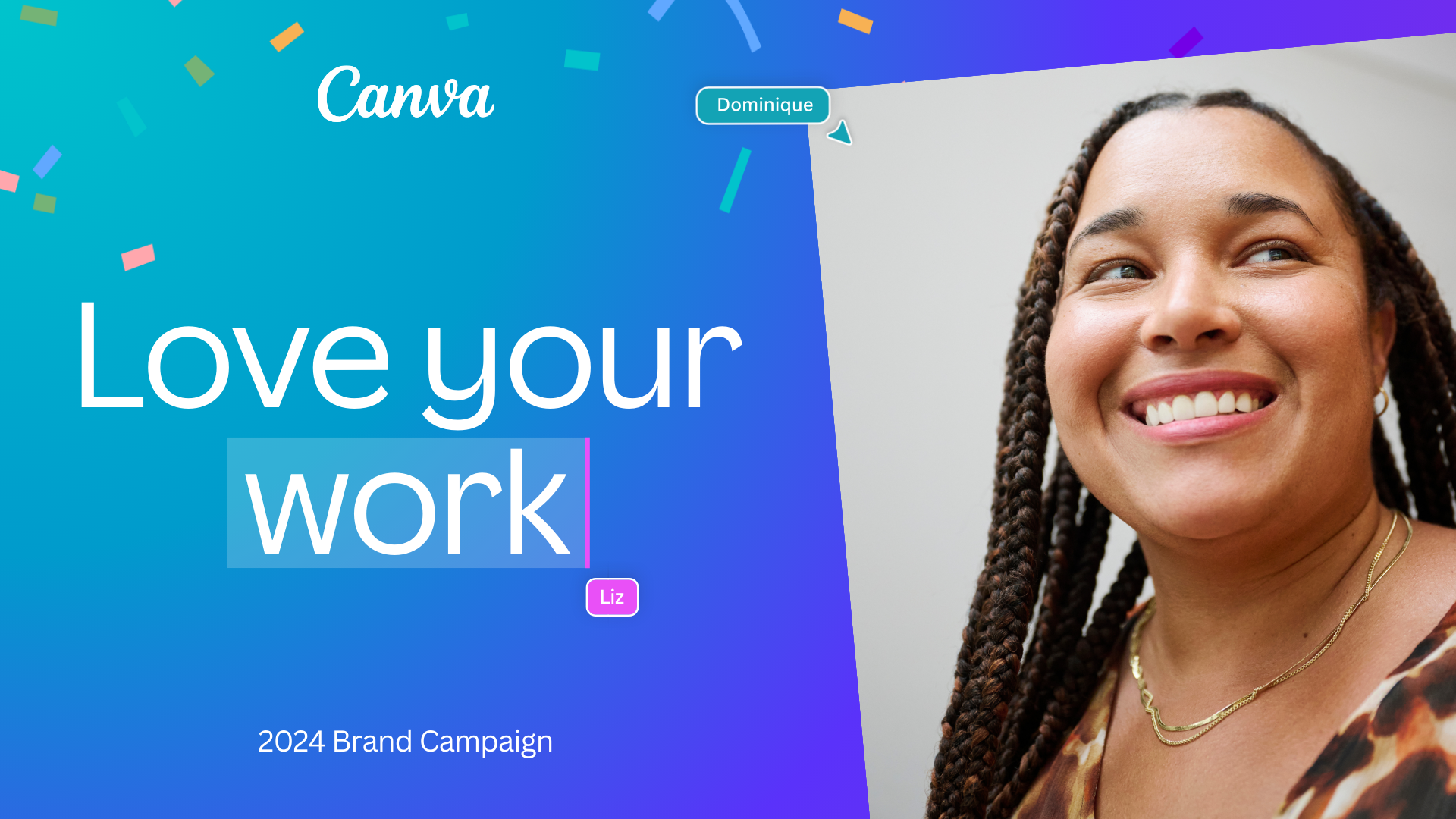 Canva - Love yout work campaign